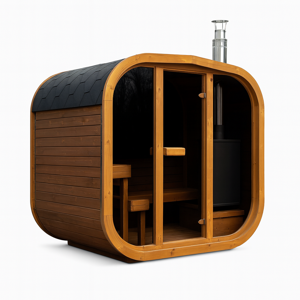 Mande Spa USA MW20 Thermowood® Outdoor Sauna (5–6 Person)