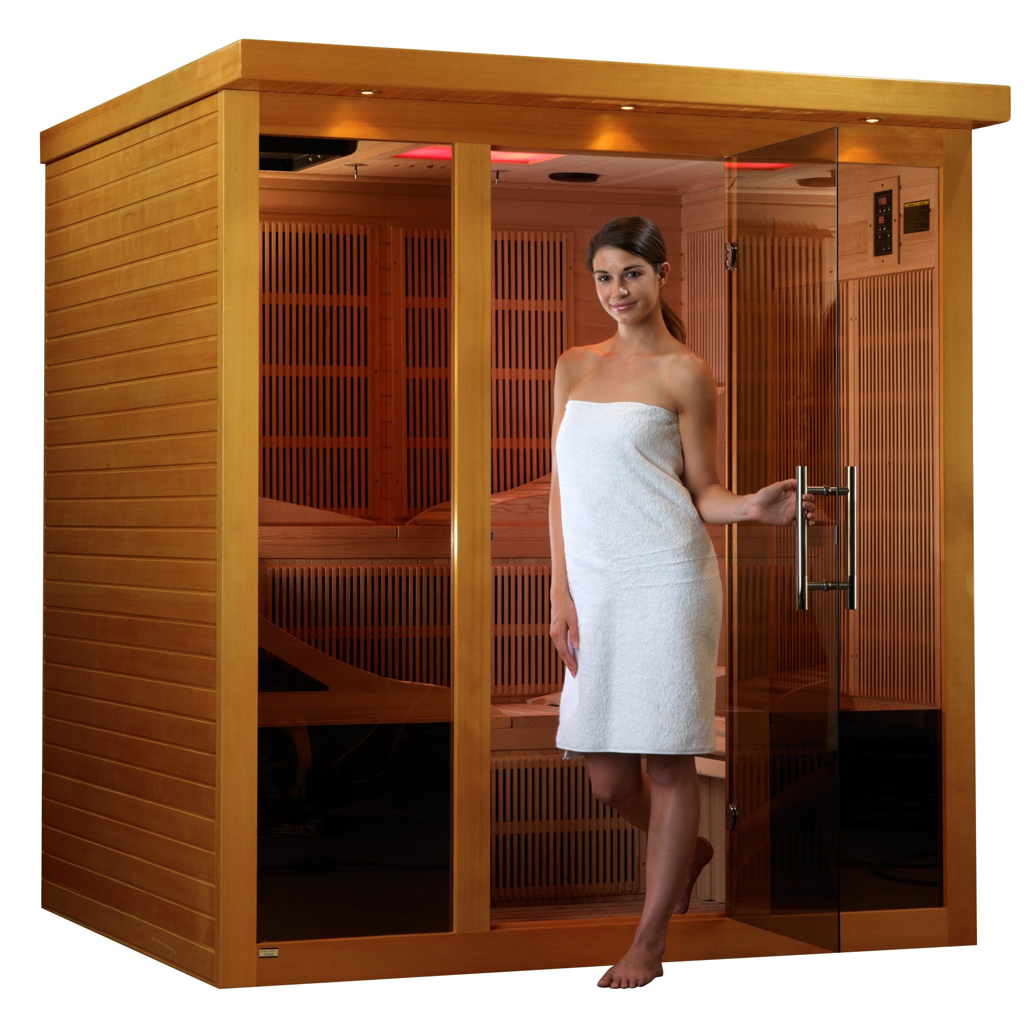 Golden Designs Monaco 6-Person Near Zero EMF Far Infrared Sauna (GDI-6996-01)