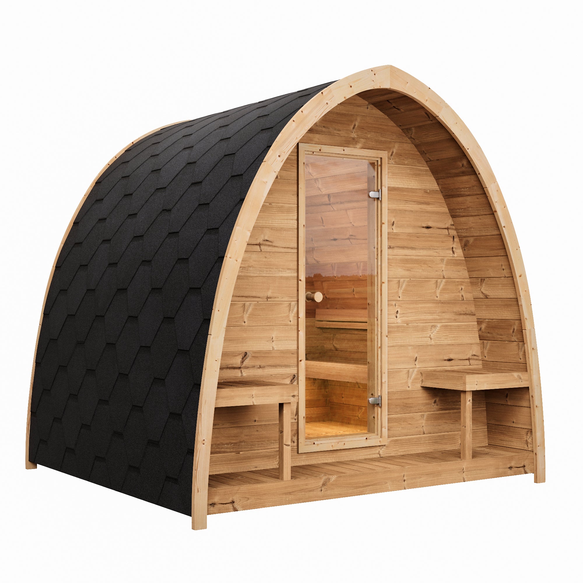 SaunaLife Model G3 – Garden-Series Outdoor Home Sauna Kit (Up to 6 Persons)