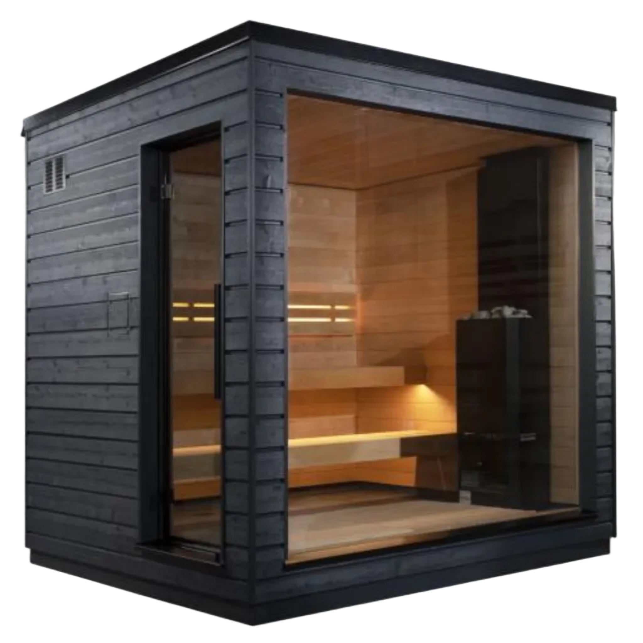 SaunaLife Model G6 – Garden-Series Fully Assembled Outdoor Home Sauna (Up to 5 Persons)