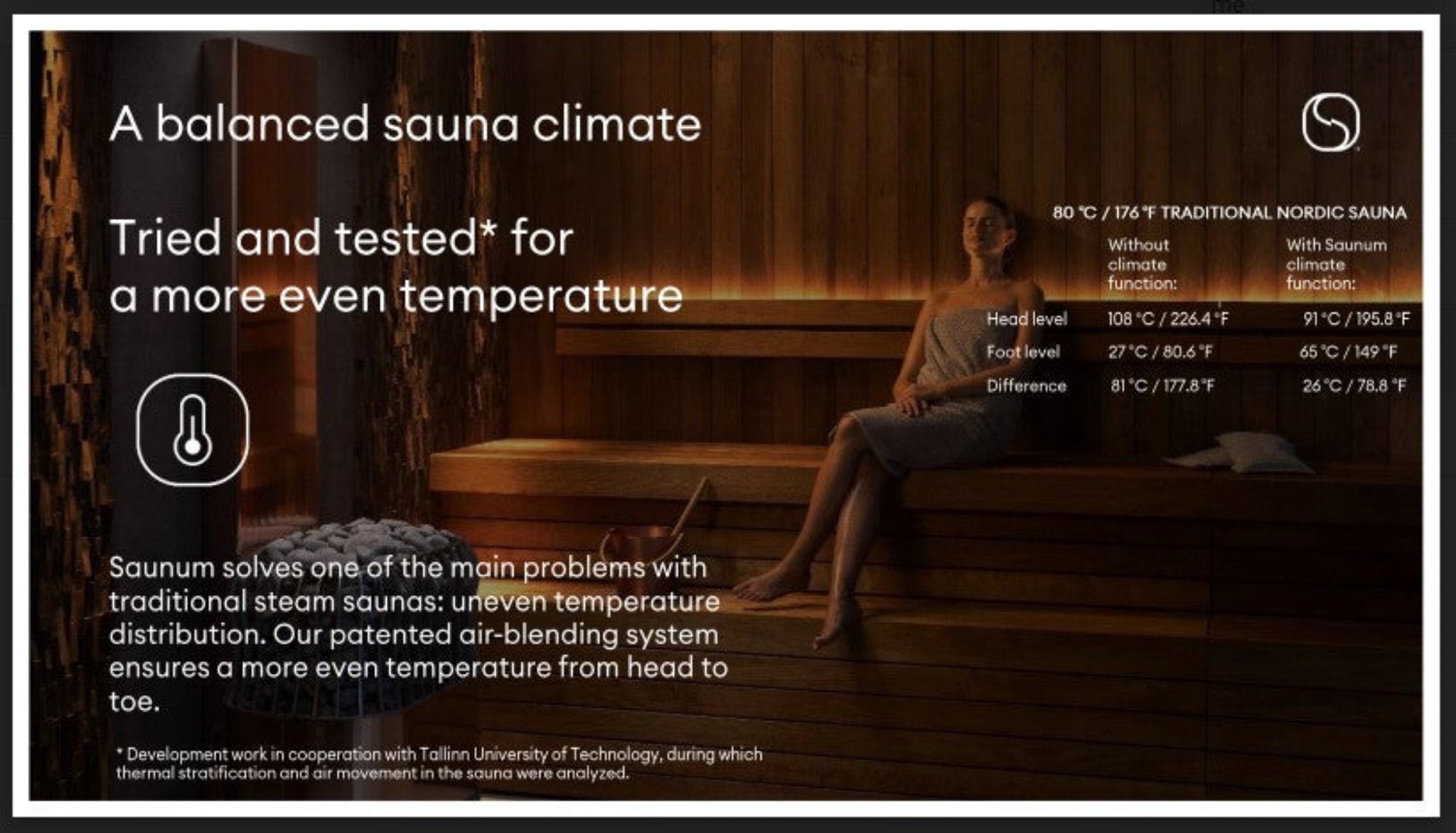 Saunum Air 5 Sauna Heater Package (Wi-Fi Control + Stones)