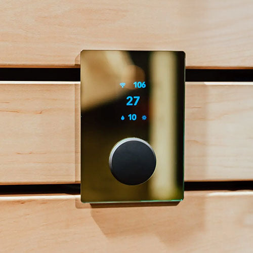 HUUM UKU Gold Luxury Wi-Fi Sauna Control | Gold Glass Panel