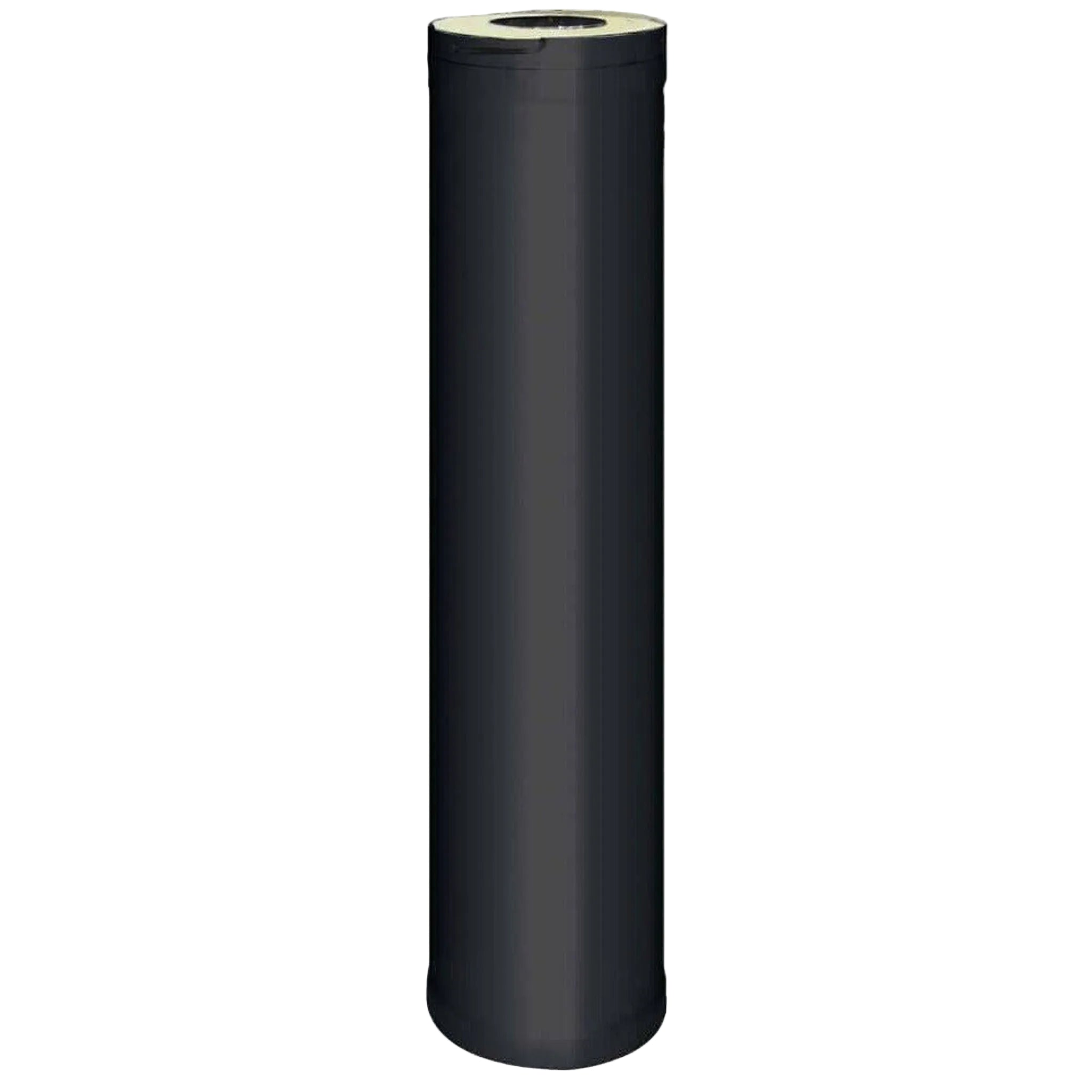 Harvia WHP1000M Chimney Extension (1000mm Black Steel Sauna Stove Extension Pipe)