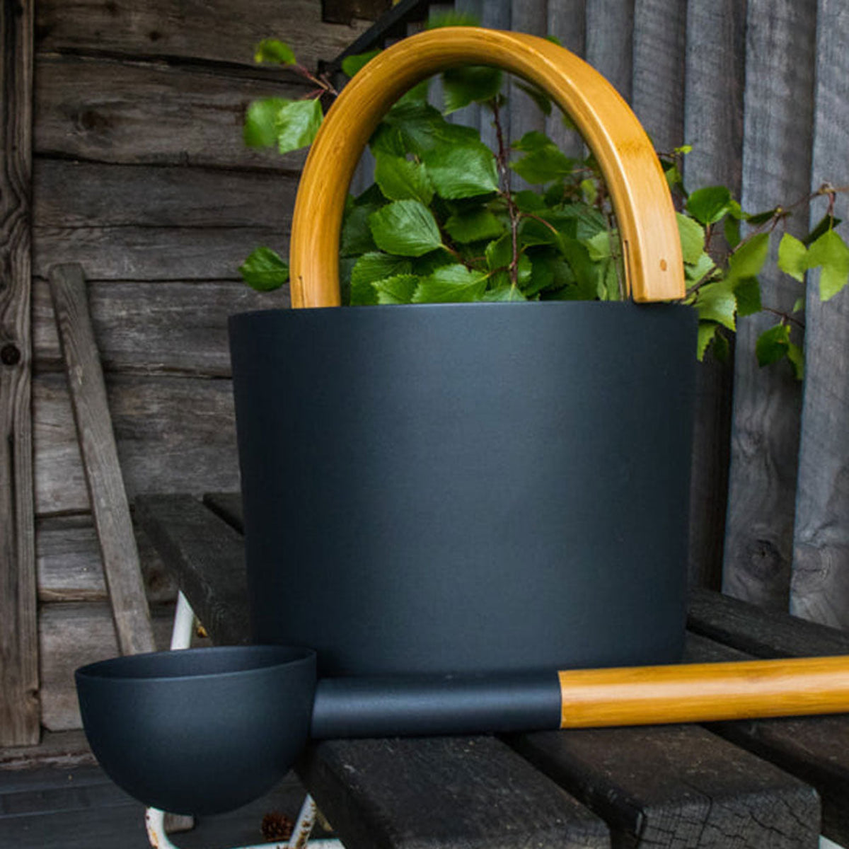 KOLO Bucket 2 Sauna Bucket – Black – view 2