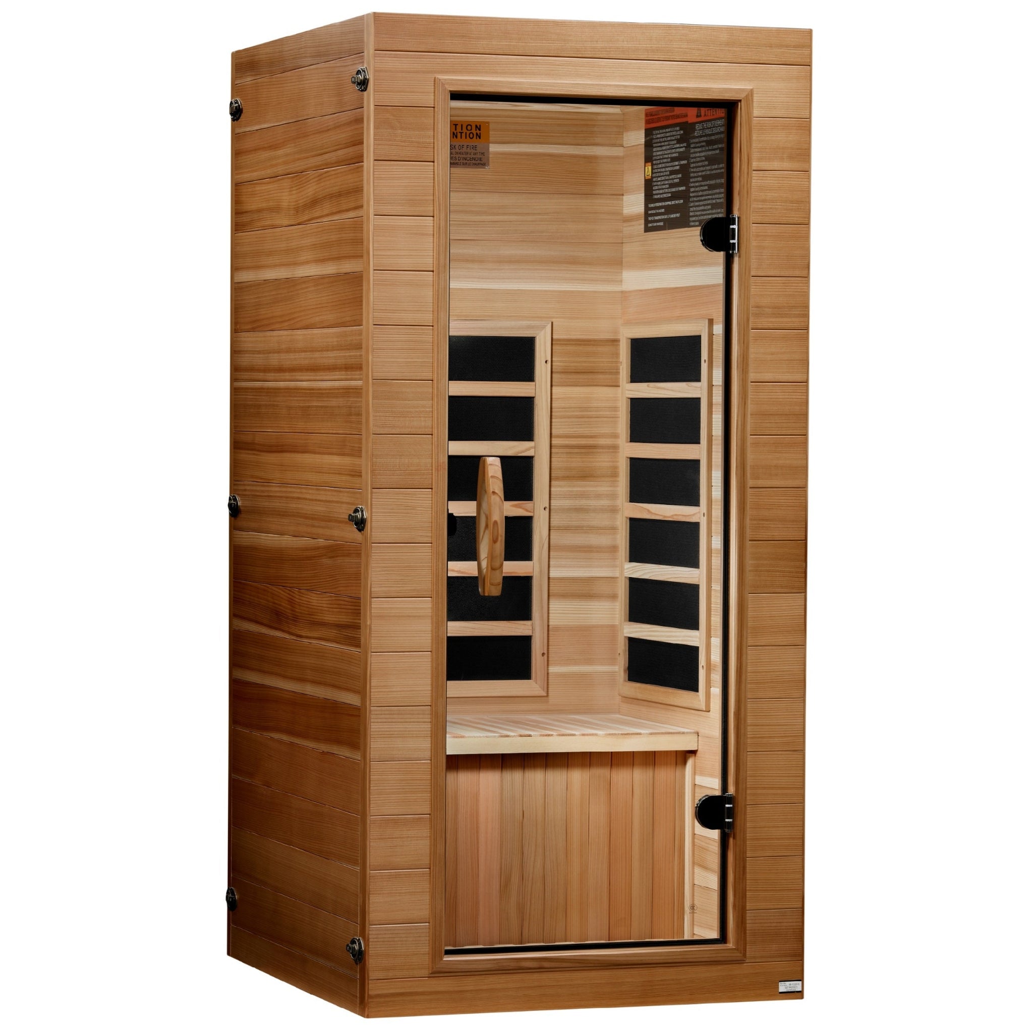 Dynamic “Vero” 1 Person (Compact) Ultra Low EMF FAR Infrared Sauna (DYN-1201-01 Elite)