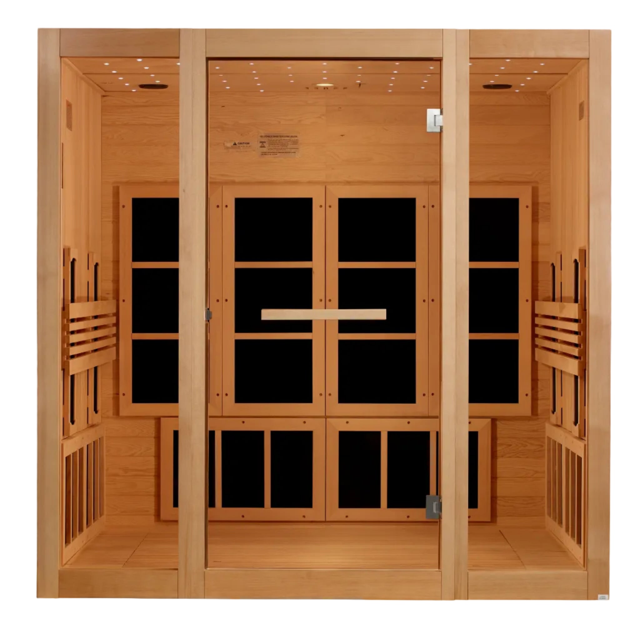Golden Designs 8 Person Full Spectrum Near Zero EMF Infrared Sauna (GDI-6880-03 FS)